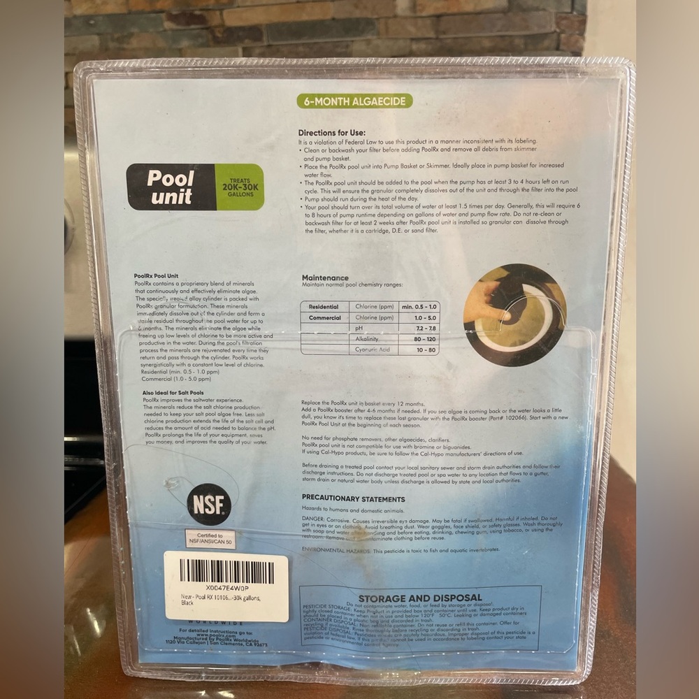 PoolRx Extreme Black Mineral Unit for Pools 20k to 30k Gallons - Picture 2 of 4